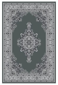 Dywan klasyczny Marrakesh rozeta szary 160 cm x 230 cm