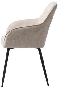Beżowe krzesło Nolan – Unique Furniture