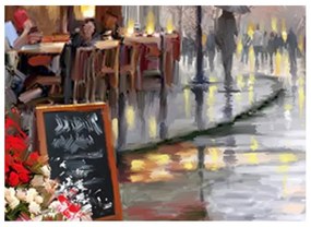 Obraz Styler Canvas Watercolor Paris I, 60x80 cm