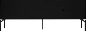 Czarna szafka pod TV 160x60x42 cm Met – noo.ma