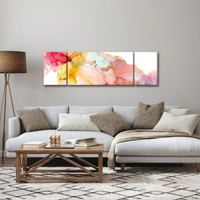 Obraz - Atramentowa abstrakcja (170x50 cm)