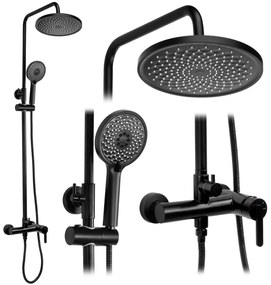 Zestaw natryskowy Rea Ontario Czarny