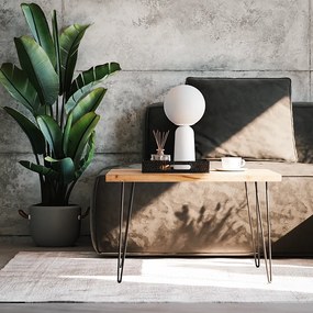 Stolik kawowy VIDA 68 x 68 cm do salonu, pokoju Dąb Craft