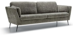 Szara aksamitna sofa 220 cm Mynta – Sits