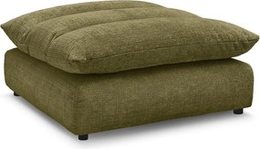 Zielony podnóżek z tkaniny szenilowej Neil – Bobochic Paris