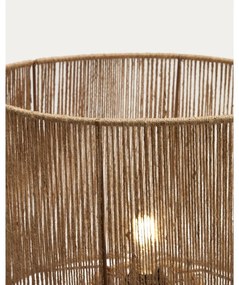 Lampa stołowa w naturalnym kolorze z kloszem z juty (wysokość 54 cm) Pontos – Kave Home