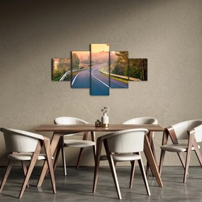Obraz - Podróż o wschodzie słońca (125x70 cm)