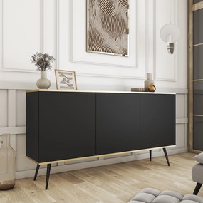 Komoda VENEZIA 160 cm do Salonu Sypialni Czarny