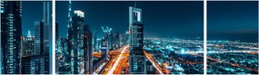 Obraz  - Noc w Dubaju (170x50 cm)