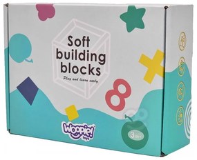 Woopie baby klocki sensoryczne układanka do ściskania dźwięk 12 el.