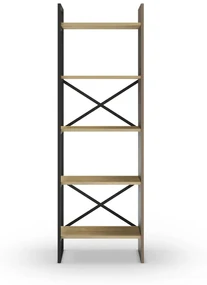 Regał w dekorze dębu 58x175 cm Ara – Marckeric