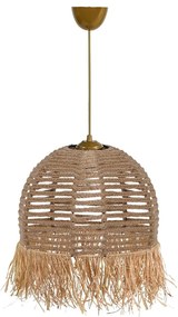 Jasnobrązowa lampa wisząca ø 30 cm – Opviq lights