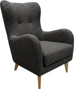 Elegancki fotel Roland z profilowanym siedziskiem i oparciem