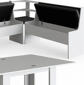 Corner Bank Group biały 210x150x80 roman
