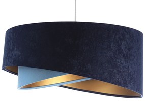 Granatowo-złota lampa wisząca glamour - EX994 H2-N56