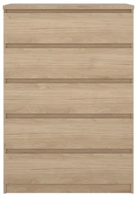 Komoda w dekorze dębu w naturalnym kolorze 77x111x50 cm Naia – Tvilum