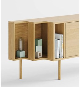 Komoda w dekorze dębu w naturalnym kolorze 189x65x44 cm Shift – Woodman