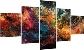 Obraz - Abstrakcja kolorów II. (125x70 cm)