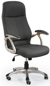Fotel Obrotowy Czarny Tapicerowany E5-Z45