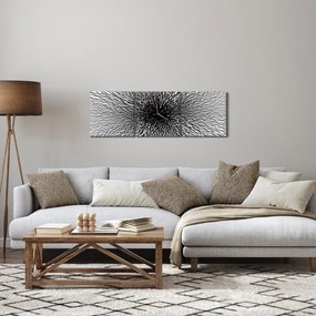 Obraz - Centrum (z zegarem) (90x30 cm)