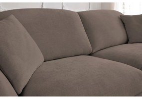 Brązowa rozkładana sofa 235 cm Cezanne – Bobochic Paris