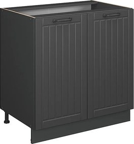 Szafka pod zlew ciemnoszary 80x60x82 fame-line