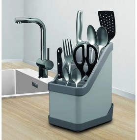Czarny stojak na sztućce Keep-Tex - Metaltex
