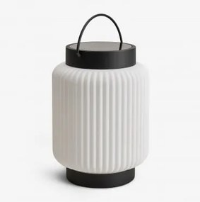 Bezprzewodowa Zewnętrzna Lampa Stołowa Solarna Led Z Żelaza Luize Czarna - Sklum