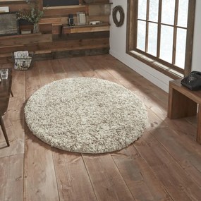 Kremowy dywan Think Rugs Vista, ø 133 cm