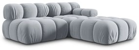 Jasnoniebieska aksamitna sofa 282 cm Bellis – Micadoni Home