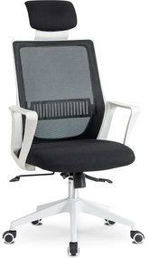 Fotel Biurowy Ergonomiczny Obrotowy FLEX Czarny Nowoczesny