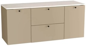 Szafka z koszami na pranie w kolorze cappuccino T6-N31