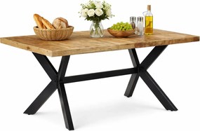 Stół do jadalni z mango jasnobrązowy H0-R68