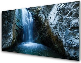 Szkło do Kuchni na Ścianę Kaskada Czystej Wody