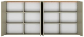 Komoda Elivo 200 cm - eukaliptus / dąb baltic dune