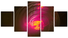 Obraz - abstrakcja spiralna (125x70 cm)