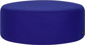 Niebieski wełniany puf Folk – noo.ma