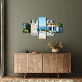 Obraz - Grecka aleja, obraz olejny (125x70 cm)