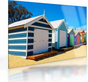 Obraz na szkle - Brighton Beach, Melbourne, Australia (70x50 cm)