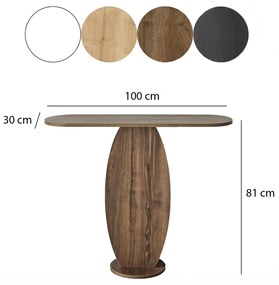 Stół składany Ellittica Walnut
