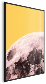 Plakat Słoneczny księżyc 29,7x42 cm z ramą czarną bez marginesu ARTGEIST B