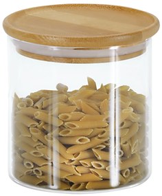 Pojemnik szklany z pokrywką z bambusa, 500 ml, KESPER