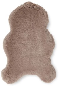 Jasnobrązowa syntetyczna skóra 60x90 cm Super Teddy – Think Rugs