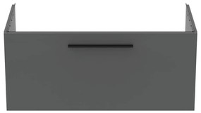 Szara wisząca szafka pod umywalkę 100x44 cm i.Life B – Ideal Standard