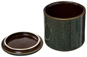 Pojemnik na waciki GREEN HARMONY, Ø 10 cm, ceramika