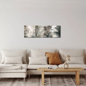 Obraz - Kolumny (z zegarem) (90x30 cm)