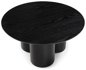 Czarny okrągły stolik ø 80 cm Lua – MOME