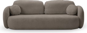 Masseno Sofa AMICO z funkcją spania i pojemnikiem na pościel, Rozkładana sofa - Beżowy, ABRIAMO 1