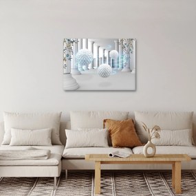 Abstrakcyjny obraz w stylu antycznym (70x50 cm)