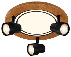 Brilo - LED sufitowe 12W/230V + 3xGU10 9W 3000K